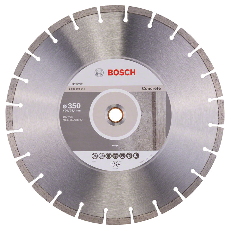 Disc diamantat ECO LINE, pentru beton, 350x25.4 mm