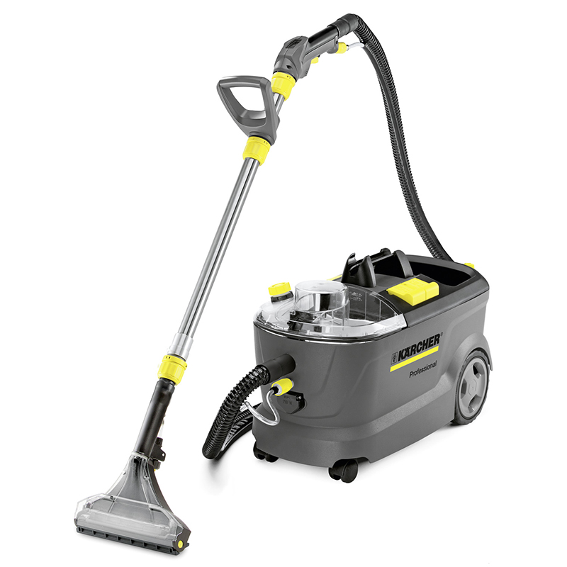 Aspirator cu spalare profesional, presiune pulverizar 2 bari, Karcher PUZZI 10/2 ADV