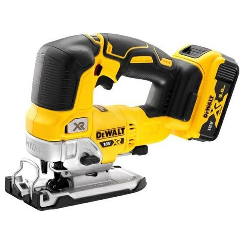 Fierastrau vertical (pendular) cu acumulator 2 x 5 Ah si maner superior, tip DCS334P2-QW