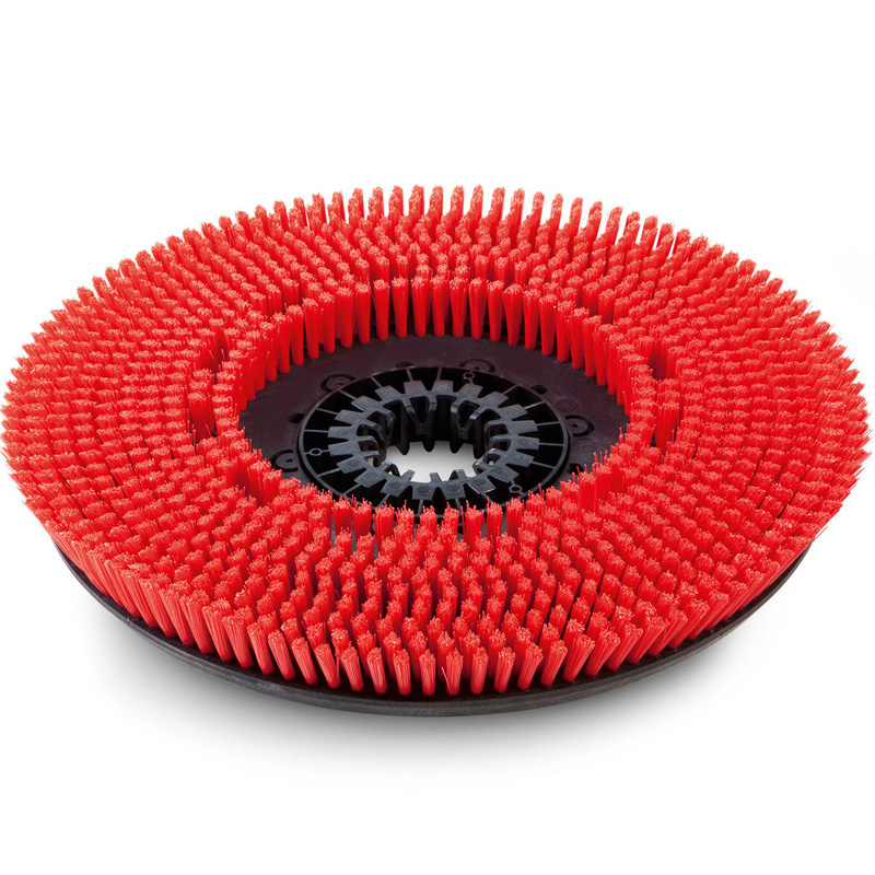 Perie disc medie, rosie, 430 mm