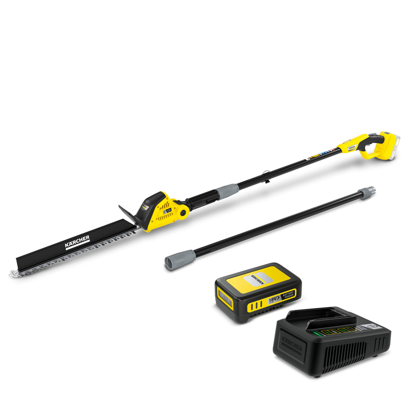 Foarfeca de tuns gard viu cu acumulatori 18V, 2.5Ah, telescopica, Karcher, tip PHG 18-45