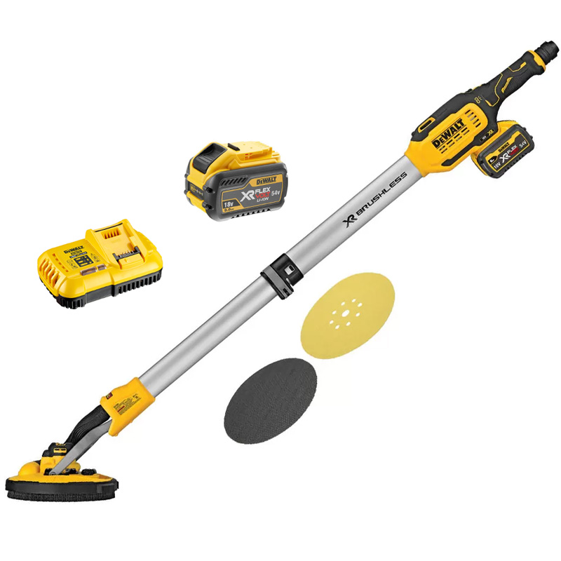 Slefuitor de pereti (girafa) cu acumulatori 18V XR, 2 x 6.0 Ah, tip DCE800T2-QW