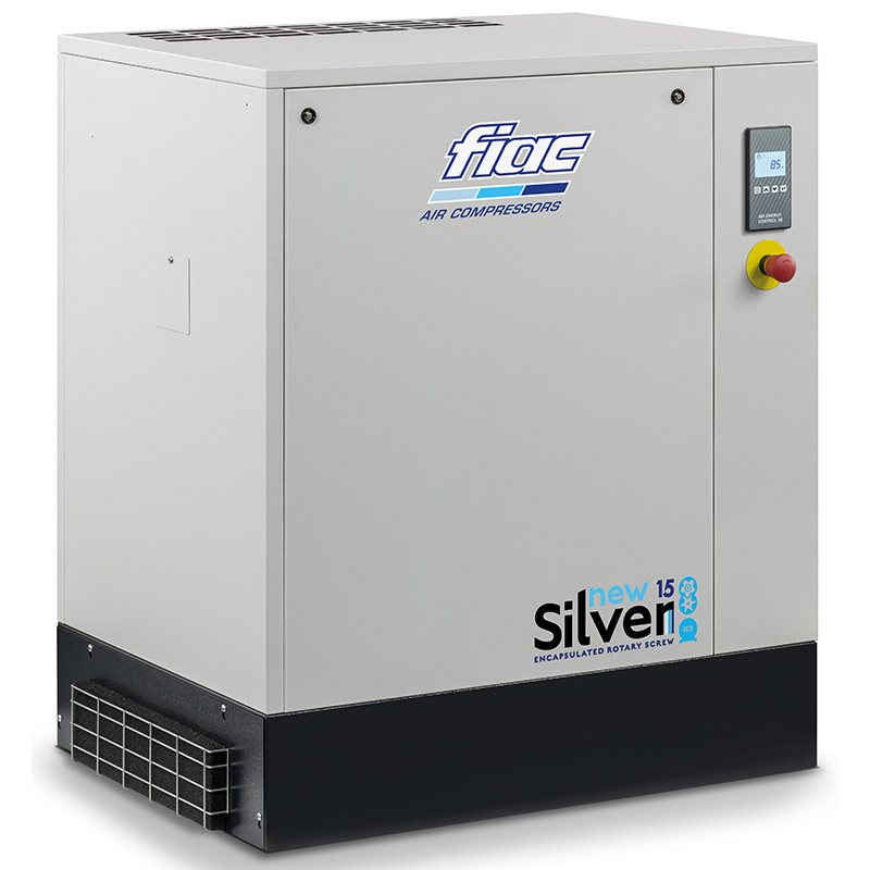 Compresor cu surub FIAC NEW SILVER 15 | 8 bar, 1610 l/min, 15CP - compresor industrial