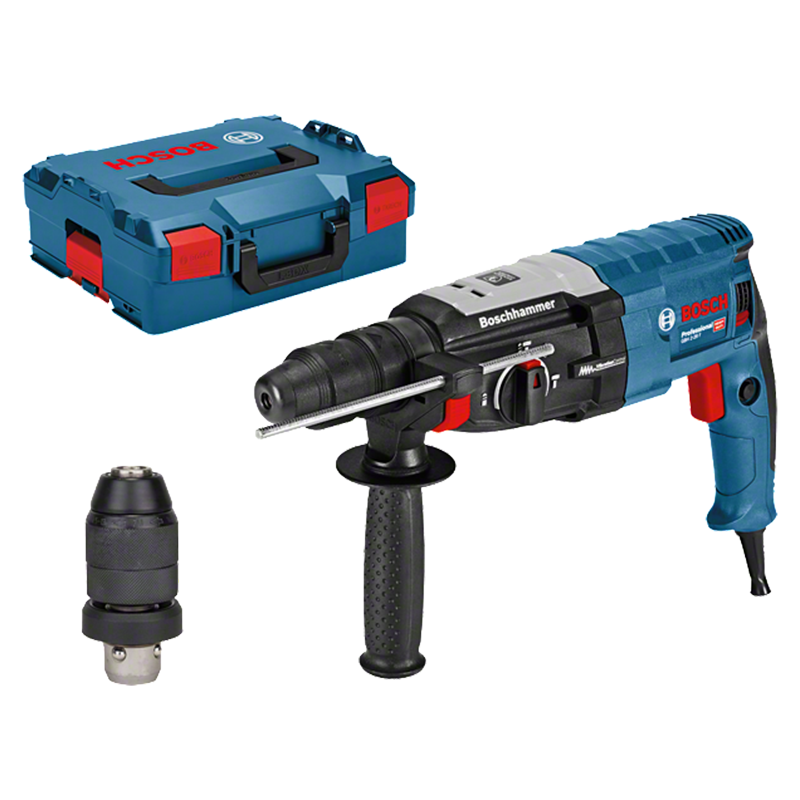 Ciocan rotopercutor SDS-plus, 2 mandrine, tip GBH 2-28F, L-BOXX