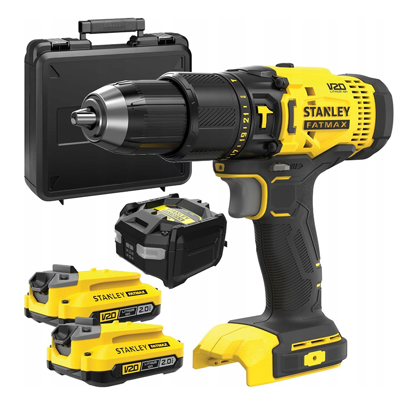 Masina de gaurit/insurubat cu percutie, 18V, 2 x 2.0Ah Li-Ion, 80 Nm, tip SFMCD711D2K-QW