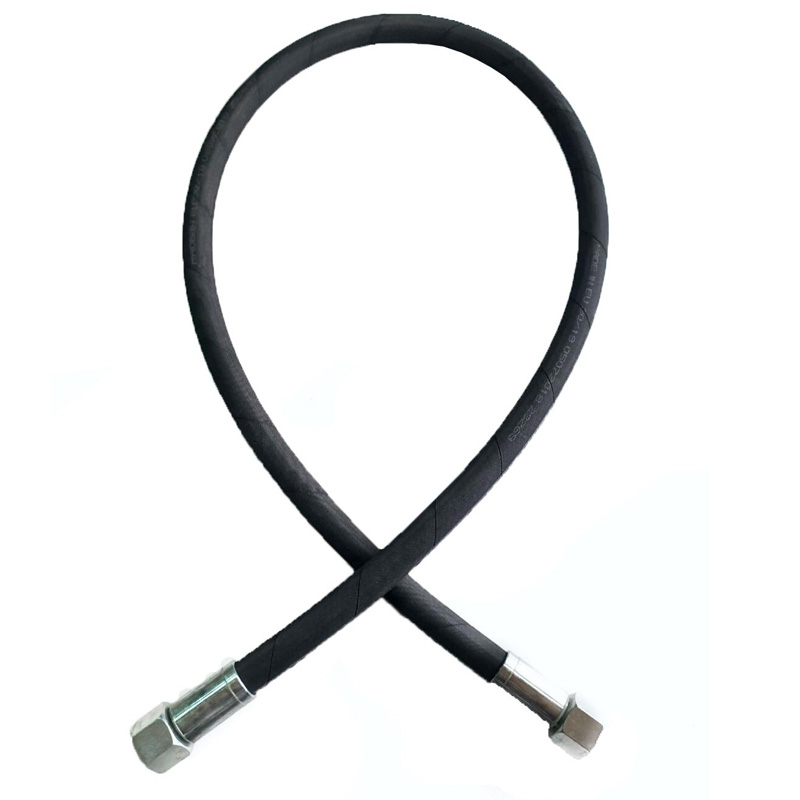 Furtun de presiune aer 1 m, racord 1/2