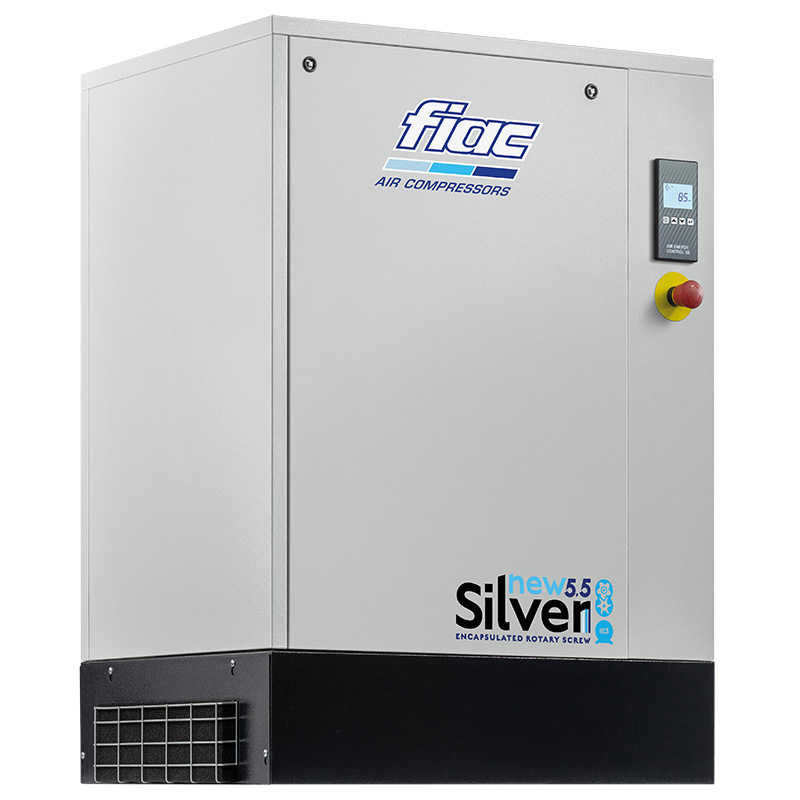 Compresor cu șurub FIAC NEW SILVER 5.5 | 10 bar, 511 l/min, 5.5 CP - compresor industrial