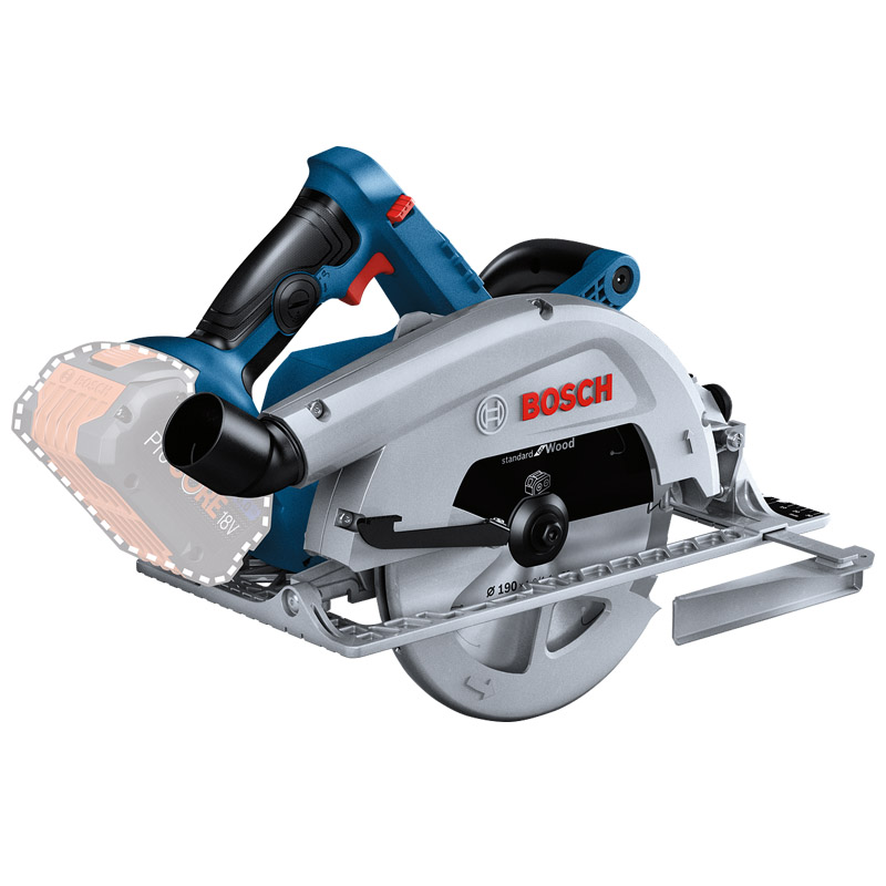 Fierastrau circular cu acumulatori, 18V, disc 190 mm, tip GKS 18V-68 C