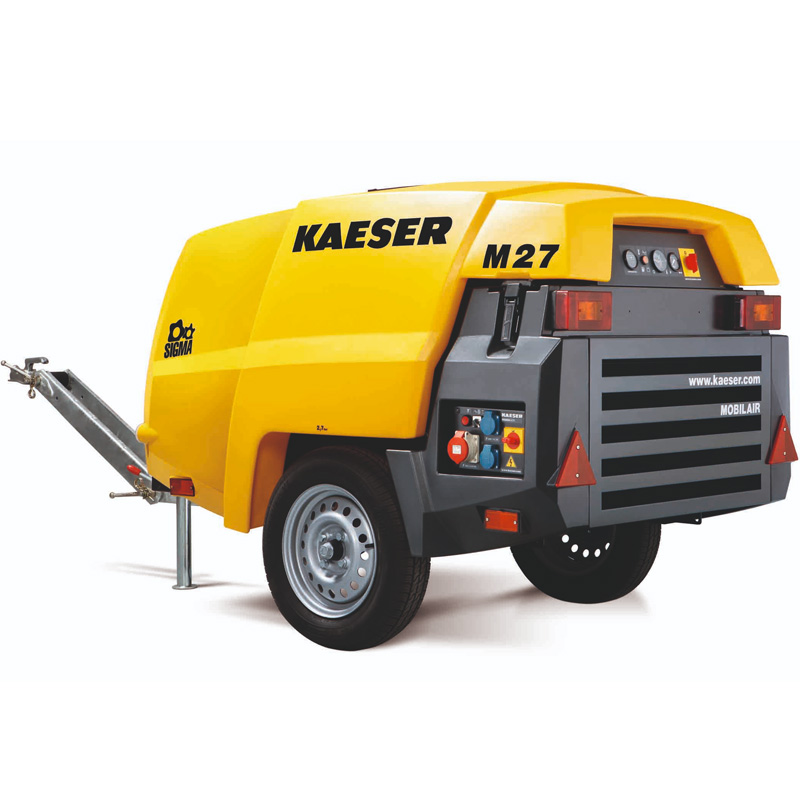 Motocompresor KAESER M27PE - 2,6 m³/min, 7 bar