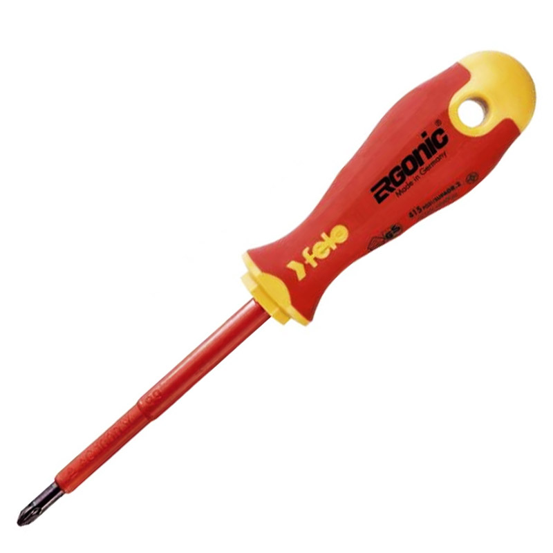 Surubelnita Ergonic Pozidrive PZ 1.0x80 mm, izolata VDE (1000V)