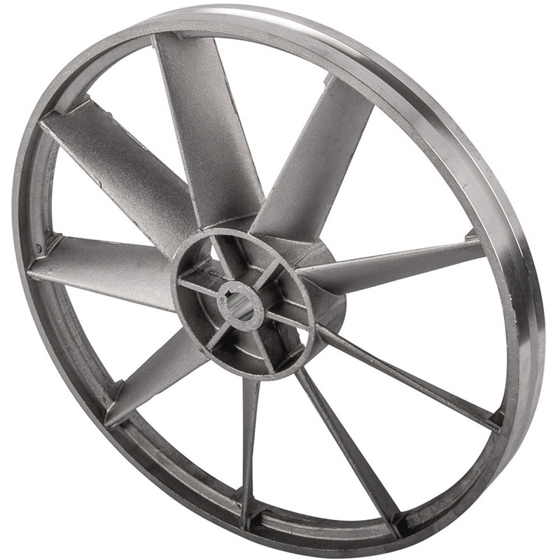 Fulie D=400mm, 1 canal V, aluminiu, FIAC