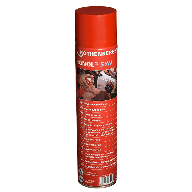 Ulei sintetic pentru filetare / taiere RONOL Syn, spray 600 ml, Rothenberger