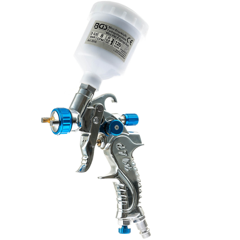 Pistol de vopsit pneumatic mini, BGS
