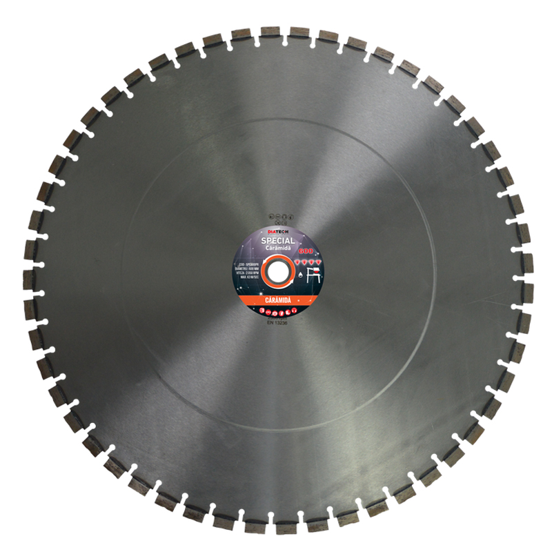 Disc diamantat DIATECH pentru caramida 600 mm - taiere profesionala