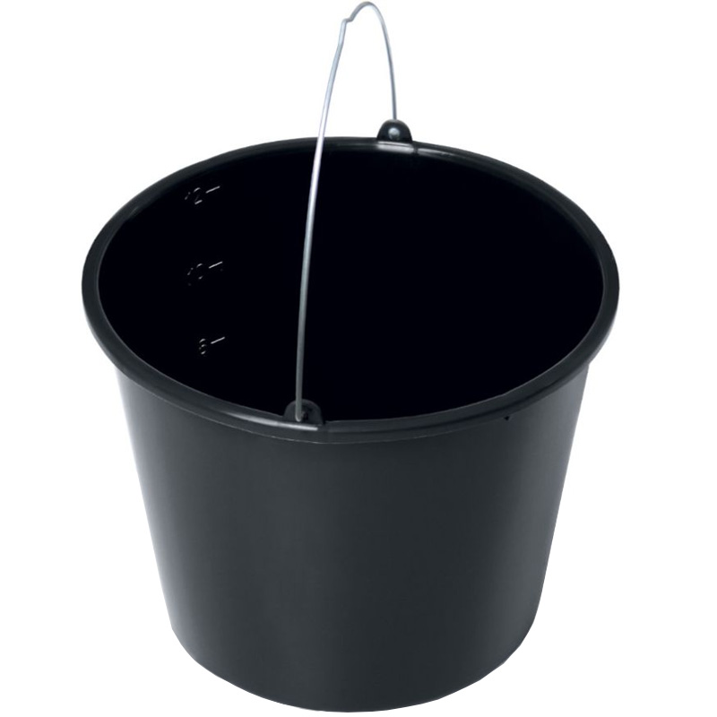 Galeata de santier din plastic, gradata, 12l