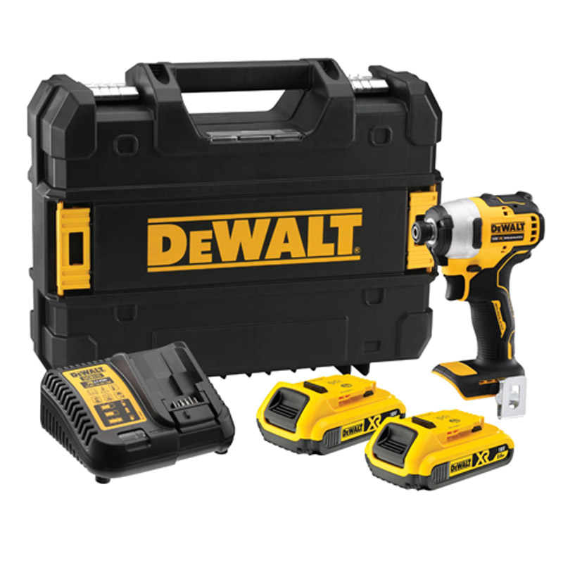 Masina de insurubat cu impact 18V Li-Ion XR, 2x2 Ah, DEWALT tip DCF850D2T-QW