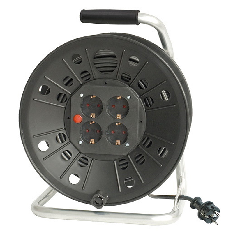 Derulator 4 prize, 3x2.5 / 50m, 3500W, Topelectro