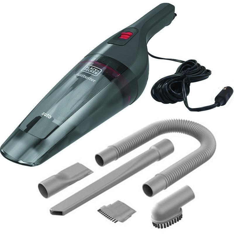 Aspirator pentru masina Black&Decker DUSTBUSTER 12V-DC cu accesorii, NVB12AVA-XJ