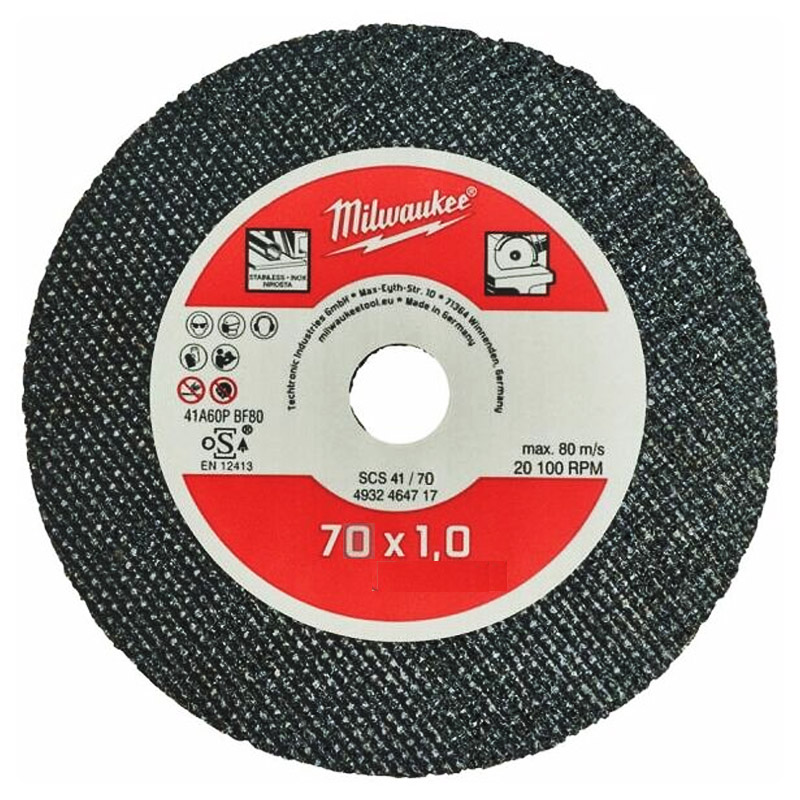 Disc subtire PRO+ pentru debitare metal, 76x22.2x1.0 mm, tip SCS41