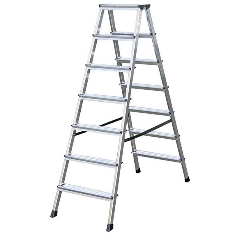 Scară Krause Monto Dopplo dublă 2x7 trepte – stabilitate profesională pentru lucrări sigure