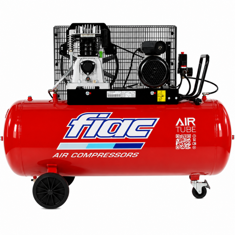 Compresor monofazat profesional, 200l, 410l/min, FIAC AB200/415MC