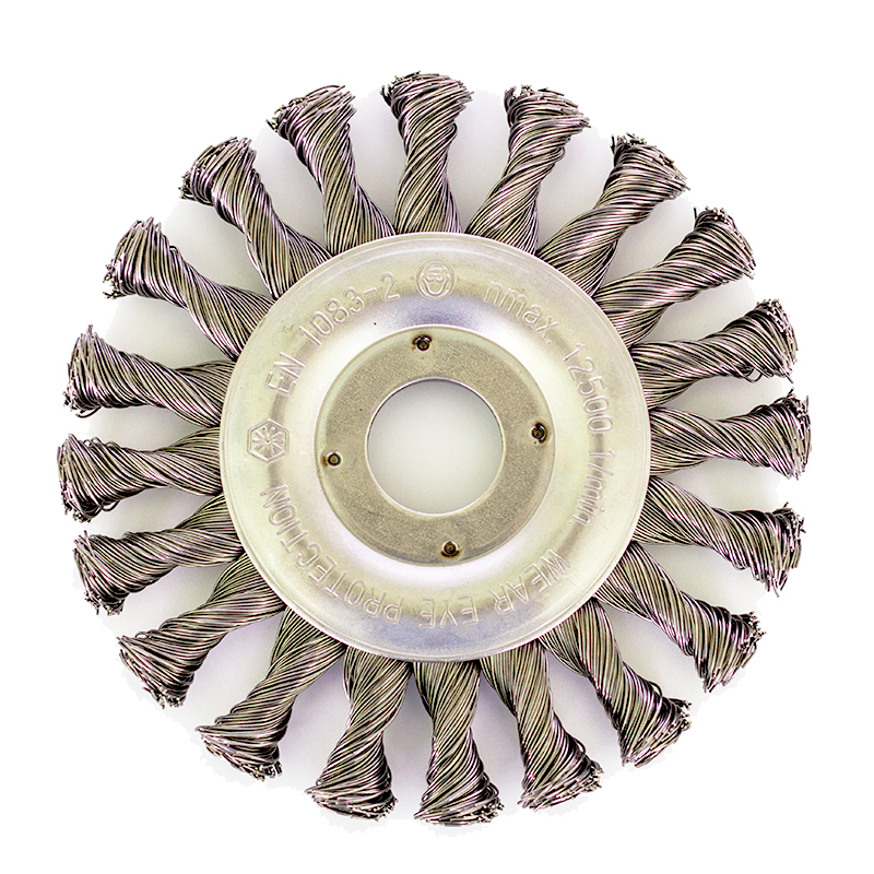 Perie sarma disc otel rasucit 125 mm OSBORN