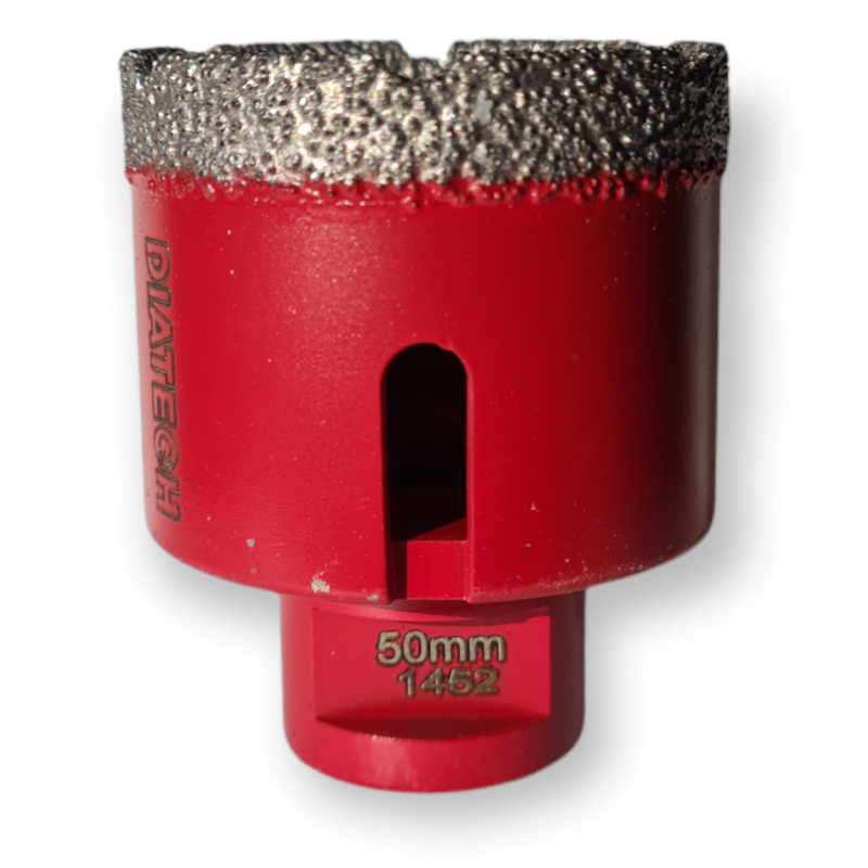 Carota diamantata pentru placi ceramice, 50mm, prindere M14, DIATECH