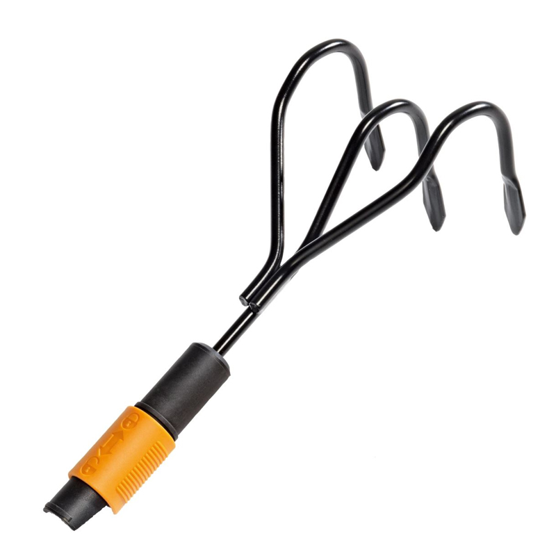 Cultivator cu 3 dinti, 400 x 120 mm, 400 g, Fiskars QuickFit™