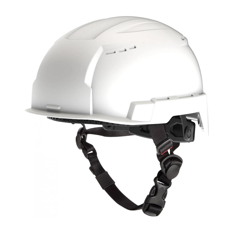 Casca de protectie ventilata, alb, pentru lucrul la inaltime, MILWAUKEE BOLT200