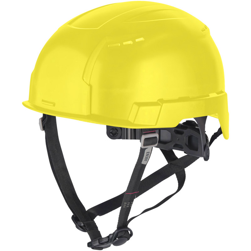 Casca de protectie ventilata, Hi-Vis Galben, pentru lucrul la inaltime, MILWAUKEE BOLT200