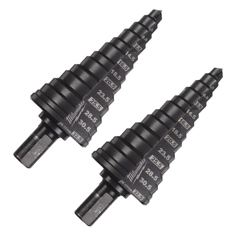 Set 2 burghie cobalt in trepte, 4-20 & 6-35 mm, Milwaukee 48899398