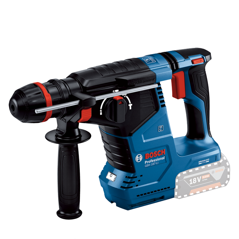 Ciocan rotopercutor SDS-plus 18V, SOLO, tip GBH 187-LI ONE Chuck