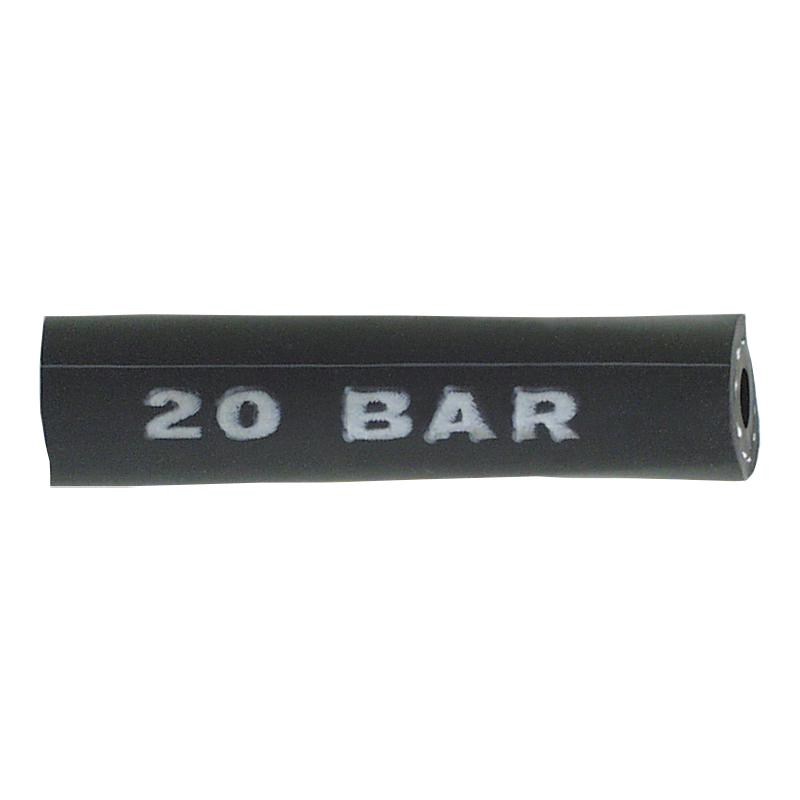 Furtun PVC flexibil cu insertie negru 6x14 mm, FIAC