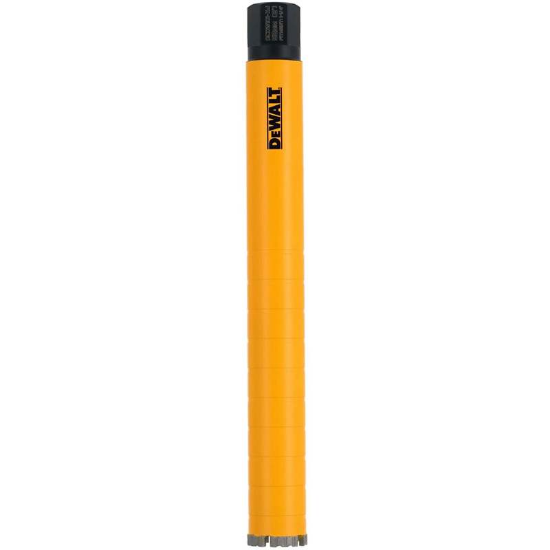 Carota diamantata gaurire umeda DeWALT, prindere 1.1/4 , Ø52x450 mm, segmente 10mm turbo, indicator adancime