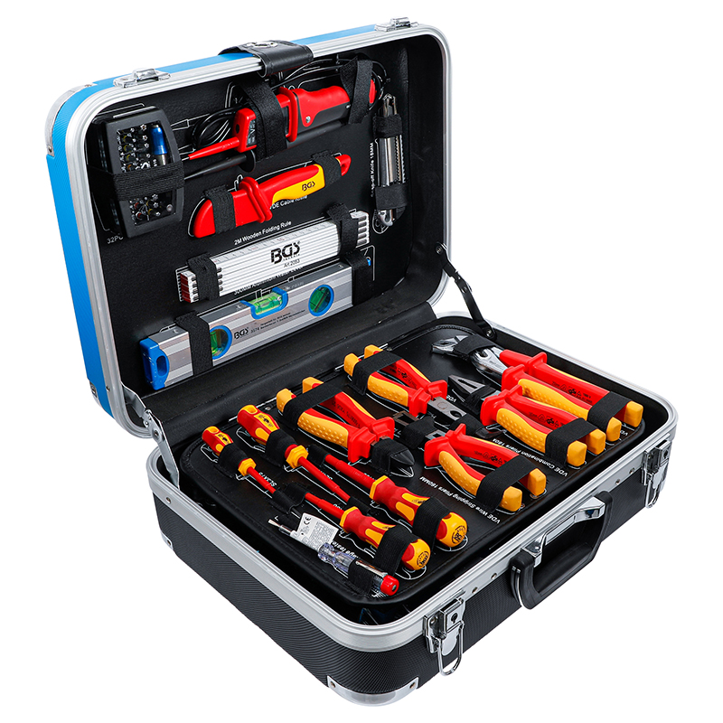 Trusa 118 piese pentru electricieni, BGS