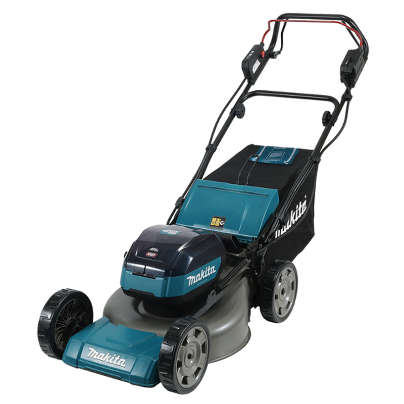 Masina de tuns iarba compatibila cu acumulatori 40V, 48cm, cu autotractare, Makita, tip LM001GZ, autotractare, SOLO