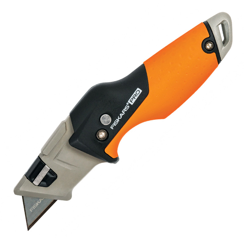 Cutit utilitar pliabil CarbonMax, lama trapezoidala, Fiskars