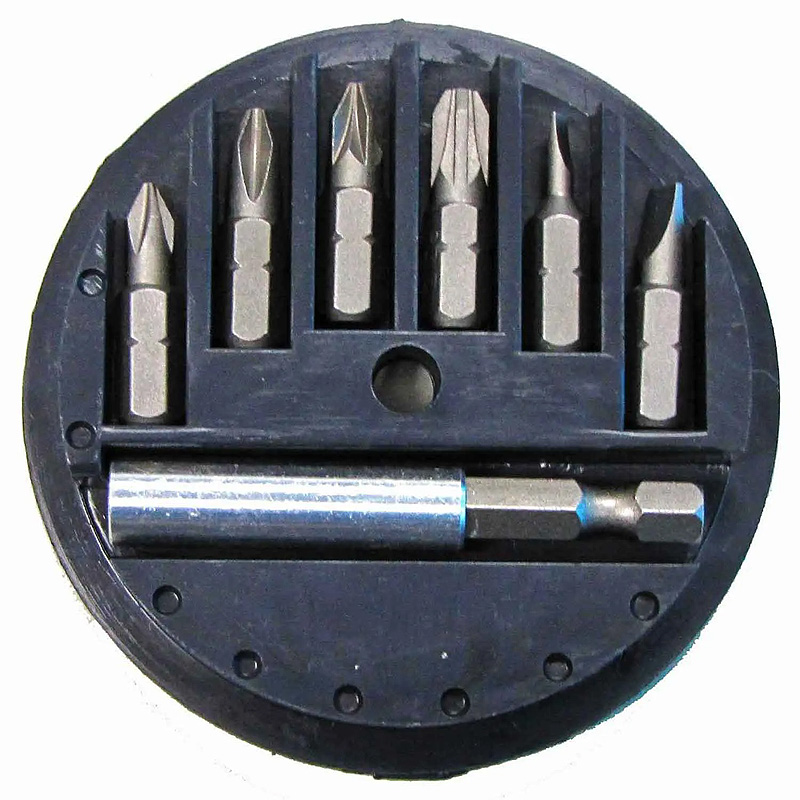 Set 7 varfuri SL, PH si PZ cu adaptor 50mm, MAKITA 1/4