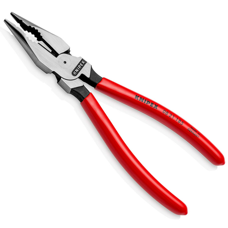 Cleste combinat universal (patent), cu varf, 185 mm, Knipex