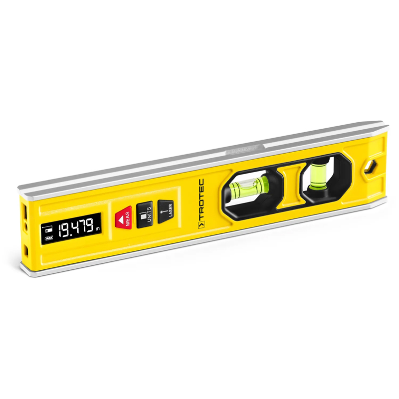 Aparat de masurat 3-in-1, nivela cu 2 bule, nivela laser, telemetru, tip BD1L, Trotec