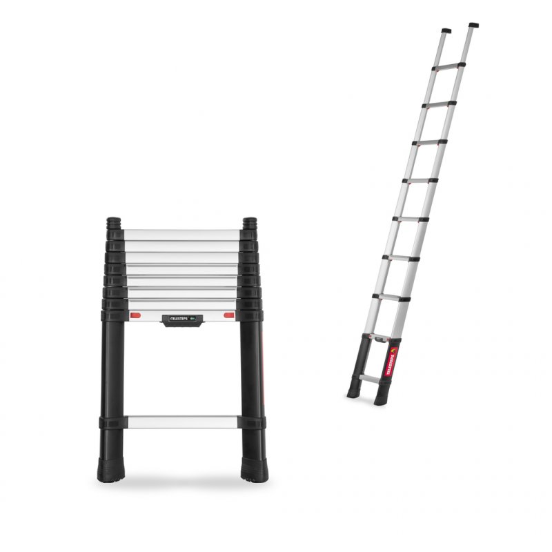 Scara telescopica, Telesteps, lungime extinsa 3.0m, 9 trepte 80mm, tip Prime-Line 3.0