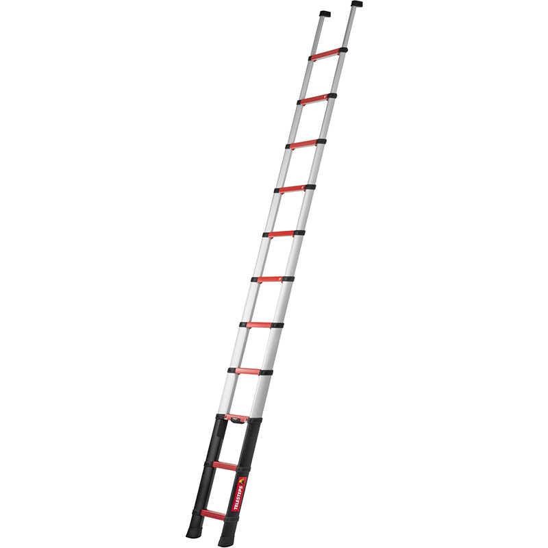 Scara telescopica pentru pompieri si salvare, Telesteps, Rescue Line, rosie, 3.5m, EN1147, 11 trepte, sarcina maxima 500kg
