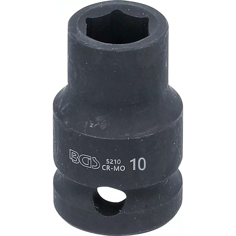 Cheie tubulara de impact, 10mm, 1/2
