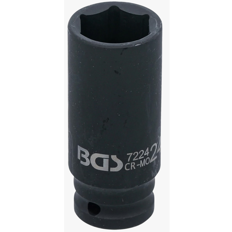 Cheie tubulara lunga de impact BGS, 24mm, 1/2