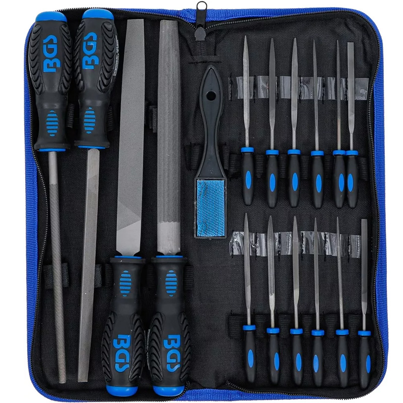 Set 17 pile profesionale in geanta de transport, BGS