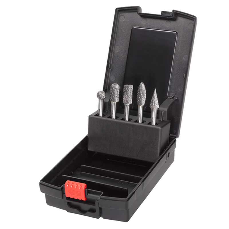 Set 5 freze carbura pentru metale 6 x 12.7 mm, Milwaukee