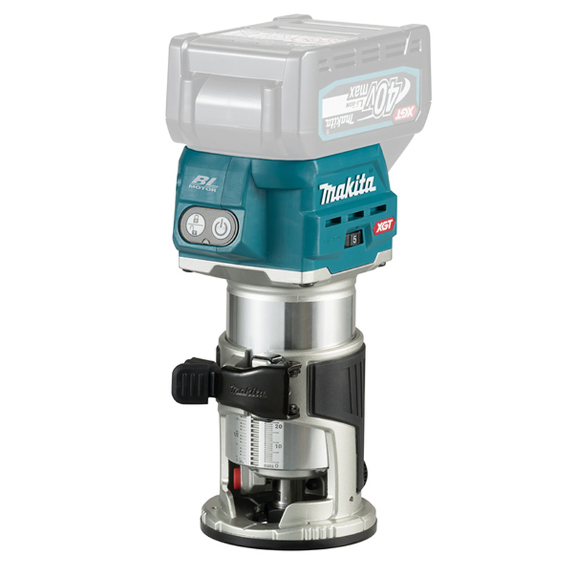 Masina de frezat unimanuala cu acumulatori 40V XGT Li-Ion SOLO, MAKITA tip RT001GZ18