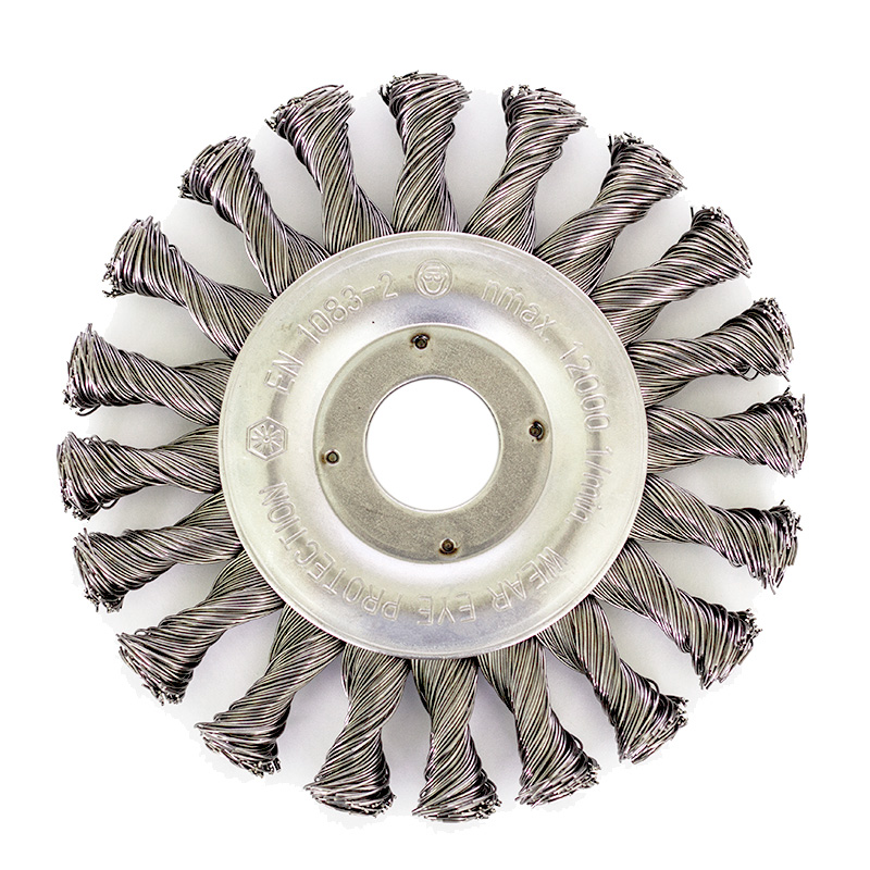 Perie sarma disc 180mm, fir 0,5mm otel rasucit, OSBORN