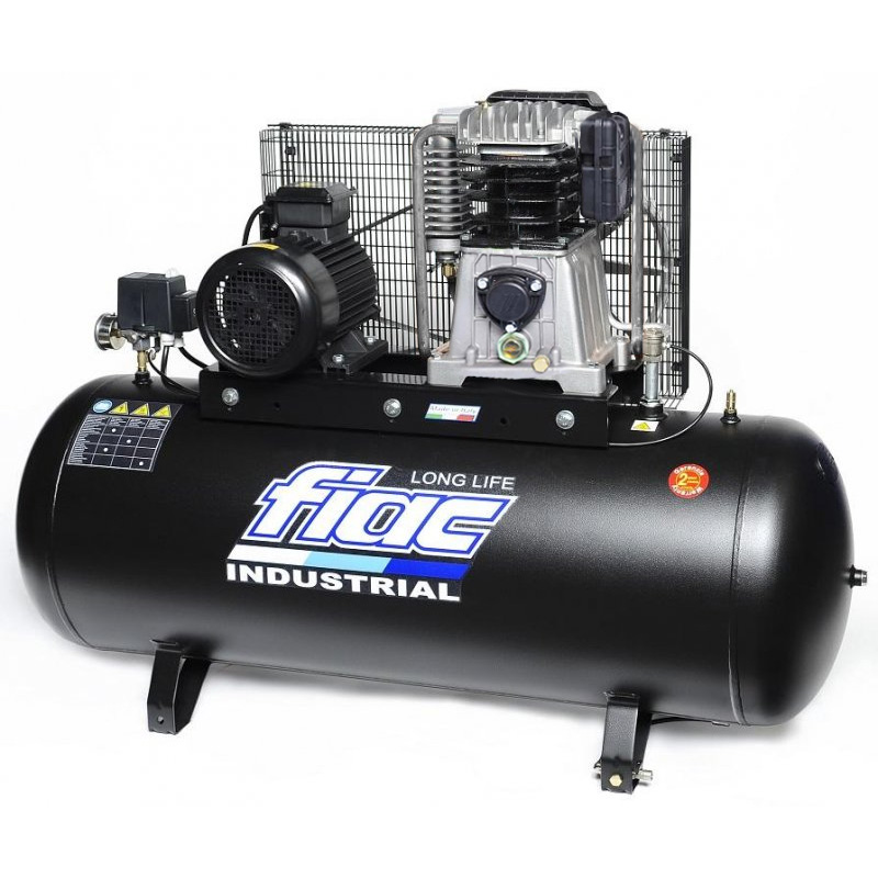 Compresor trifazat INDUSTRIAL, stationar, 200l, 400l/min, FIAC AB200-3F LongLife