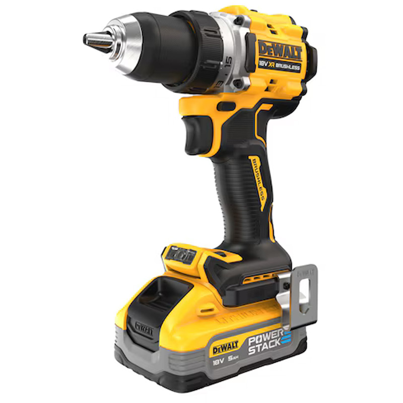Masina de gaurit/insurubat 90 Nm cu 2 acumulatori 18V 5.0 Ah Li-Ion XR, DeWalt, tip DCD800H2T-QW